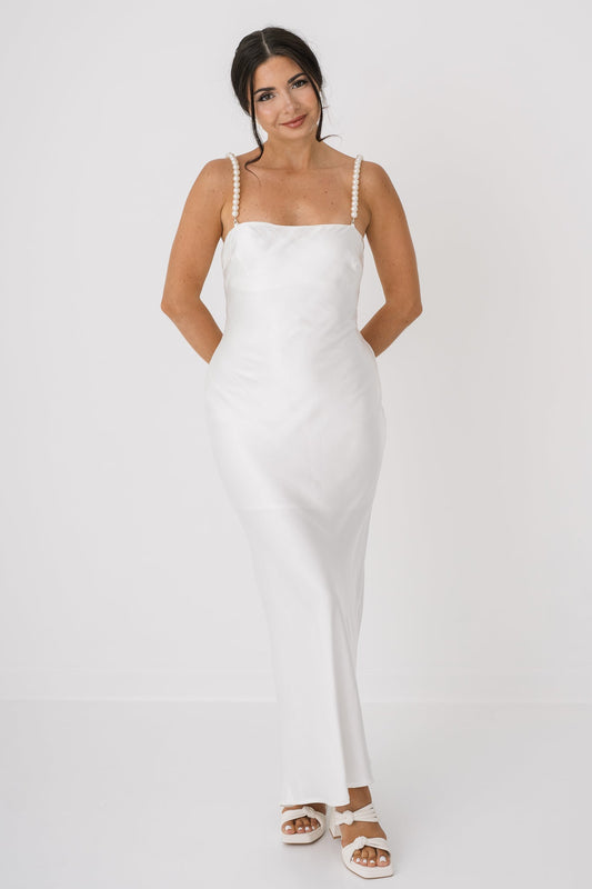 Shiloh Pearl Strap Maxi Dress