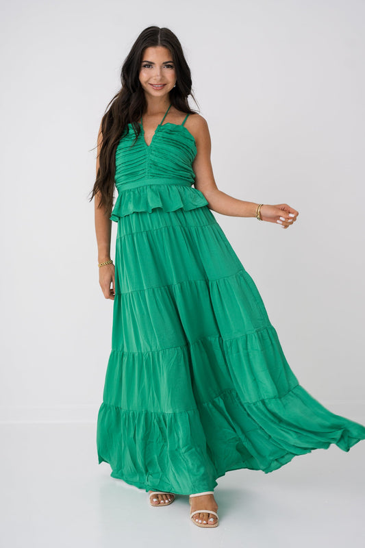 Lyla Halter Maxi Dress